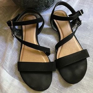 Faux Suede sandals